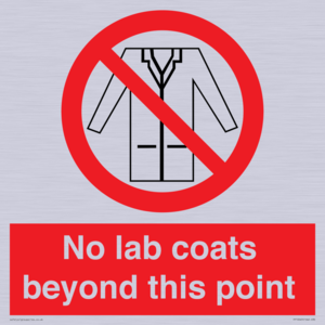 No lab coats beyond this point